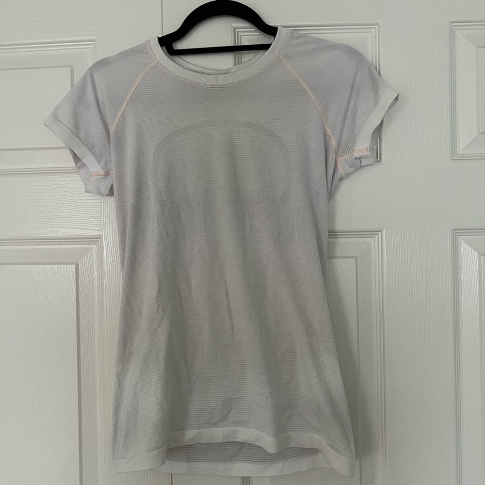 Lululemon White Swiftly Tech Tee